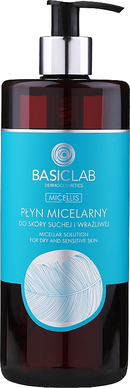 Міцелярна вода для сухої та чутливої шкіри - BasicLab Dermocosmetics Micellis — фото N2