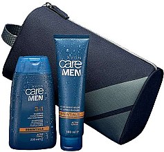 Парфумерія, косметика Набір - Avon Care Man (shm/200ml + after/sh/balm/100ml + bag)