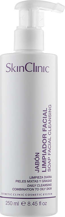 Мыло для жирной и комбинованной кожи лица - SkinClinic Facial Cleansing Soap 