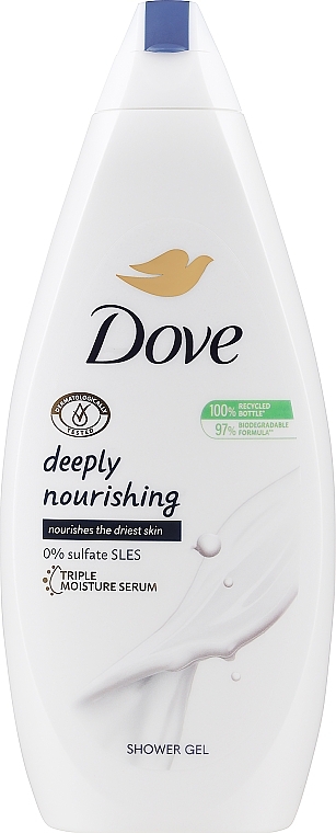 Гель для душу "Глибоко живильний" - Dove Deeply Nourishing Body Wash — фото N5