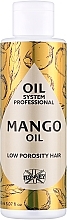 Олія для низькопористого волосся з олією манго - Ronney Professional Oil System Low Porosity Hair Mango Oil — фото N1