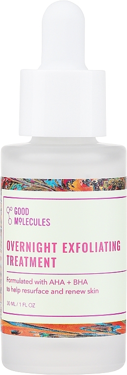 Нічна відлущувальна сироватка - Good Molecules Overnight Exfoliating Treatment — фото N2
