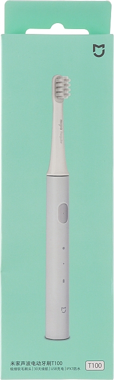Електрична зубна щітка, блакитна - Xiaomi Mijia Sonic Electric Toothbrush (T100) — фото N1