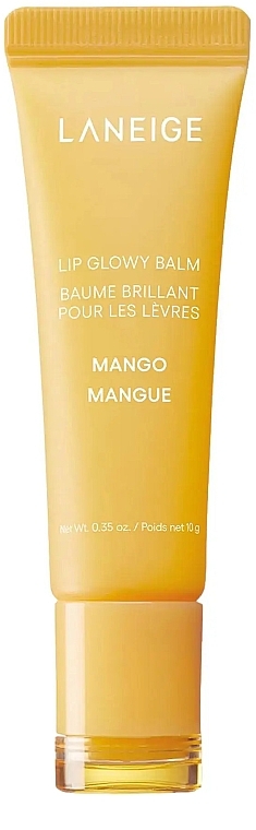 Оттеночный блеск-бальзам для губ "Манго" - Laneige Lip Glowy Balm Mango — фото N1