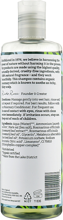 Шампунь для нормальных и жирных волос "Розмарин" - Faith In Nature Rosemary Shampoo — фото N2