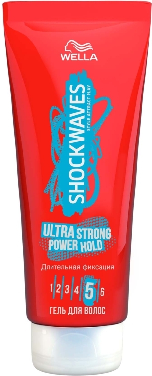 Гель для волосся, суперсильна фіксація - Wella Pro ShockWaves Ultra Strong Power Hold — фото N1