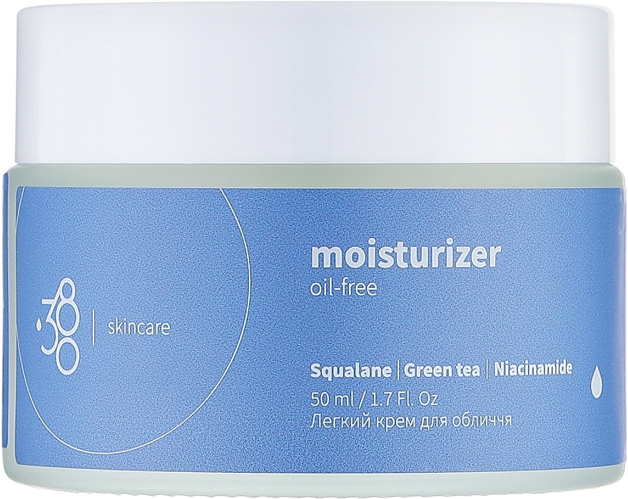 Легкий крем-гель для обличчя - 380 Skincare Moisturizer Cream — фото N1