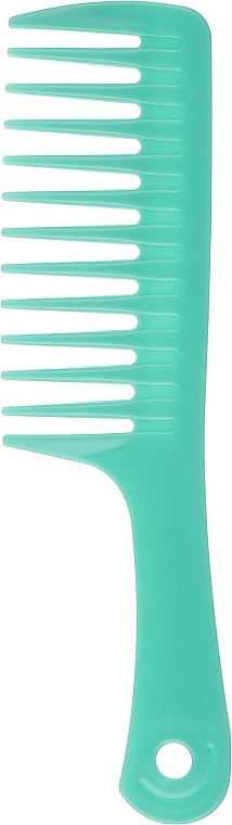 Гребінь для волосся пластиковий CS328G, великий, рідкозубий, 235 мм, зелений - Cosmo Shop — фото N1