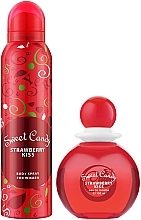 Jean Marc Sweet Candy Strawberry Kiss - Набір (edt/100ml + bod/spr/150ml) — фото N2