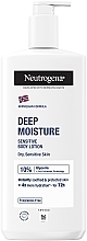 Лосьон для тела "Глубокое увлажнение для чувствительной кожи" - Neutrogena Deep Moisture Body Lotion — фото N2