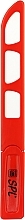 Парфумерія, косметика Пилочка кришталева у пластиковому чохлі 94-1352, 135 мм, червона - SPL