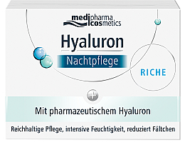 Крем ночной для лица - Pharma Hyaluron Nigth Cream Riche — фото N2