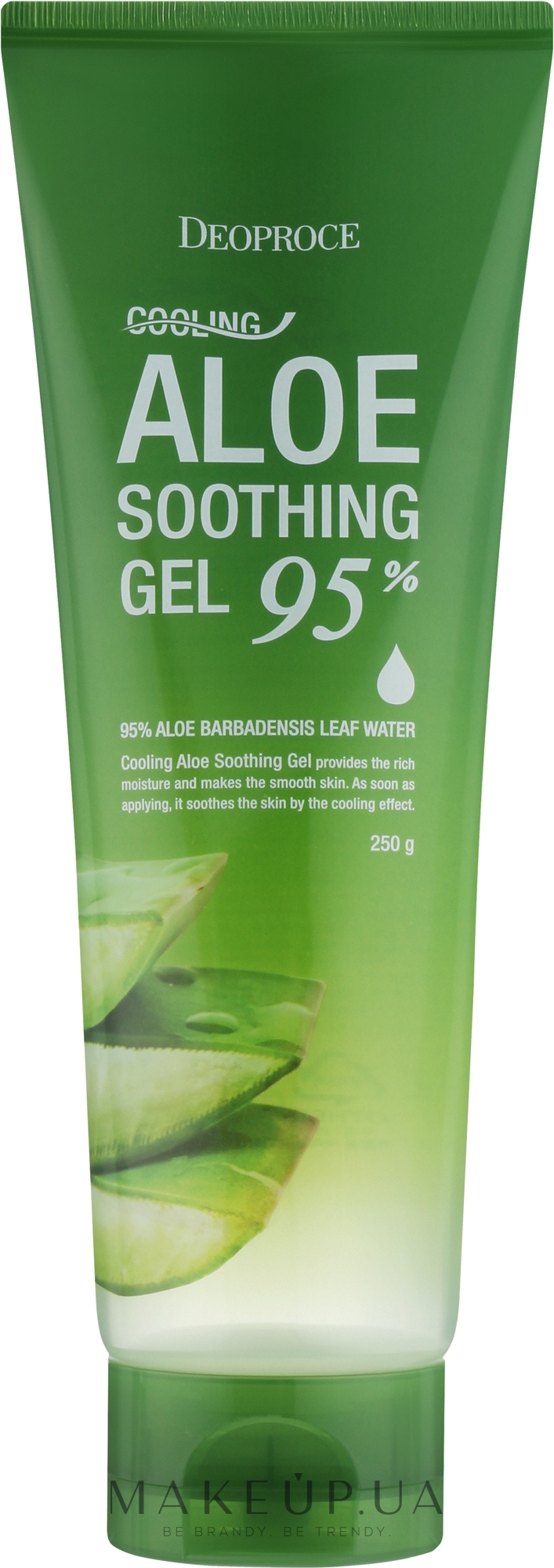 Універсальний заспокійливий гель з алое вера - Deoproce Cooling Aloe Soothing Gel 95% — фото 250g