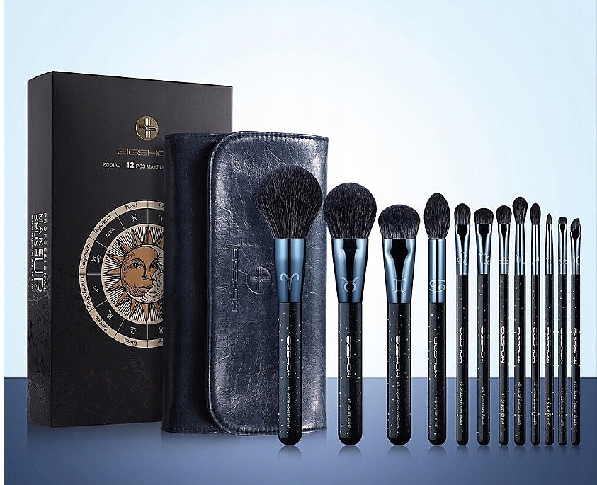 Набор кистей для макияжа, 12 шт. - Eigshow Beauty Zodiac Brush Set — фото N2