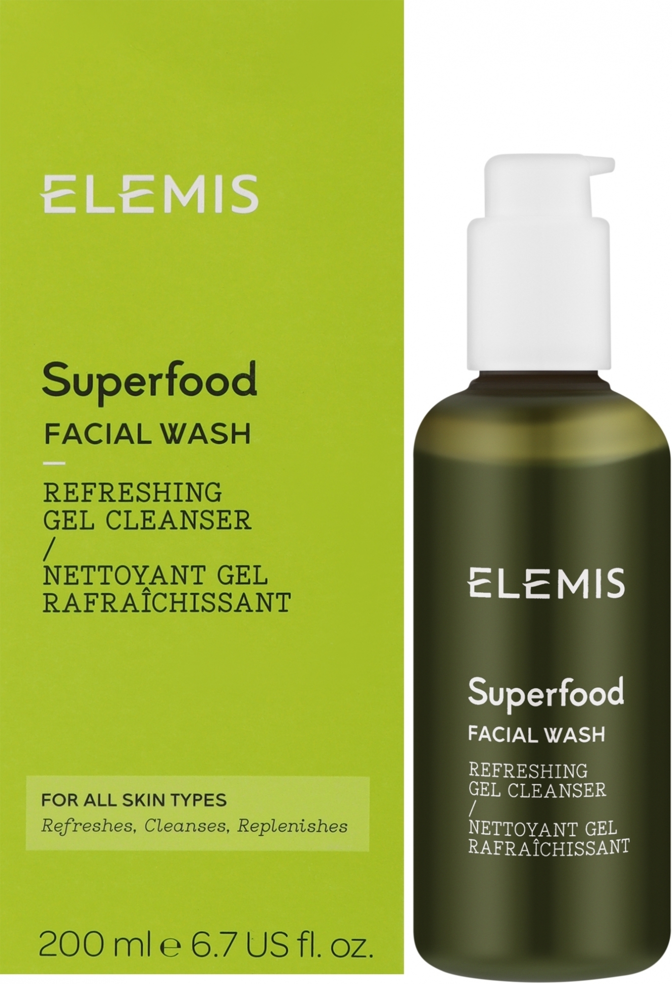 Гель для вмивання з омега-комплексом - Elemis Superfood Facial Wash — фото 200ml