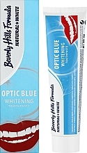 Отбеливающая зубная паста - Beverly Hills Formula Natural White Optic Blue Whitening Toothpaste — фото N2