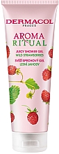 Парфумерія, косметика Гель для душу "Суниця" - Dermacol Aroma Ritual Wild Strawberries Juicy Shower Gel