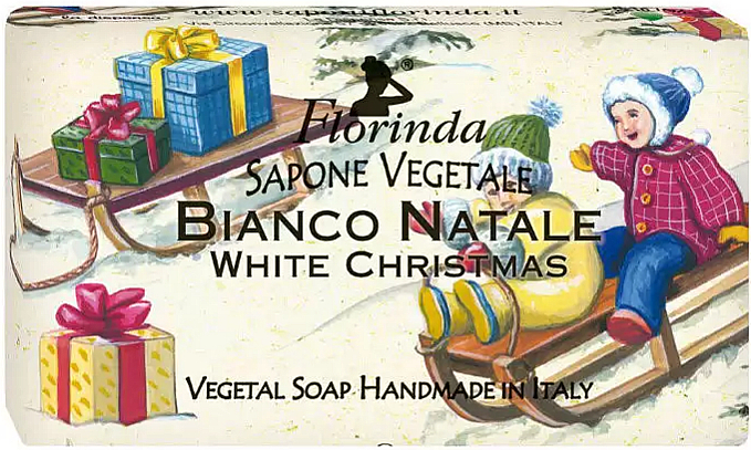 Мыло туалетное "White Christmas" - Florinda Christmas Collection Soap — фото N1
