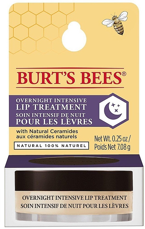 Нічний крем для губ - Burt's Bees Overnight Intensive Lip Treatment — фото N3