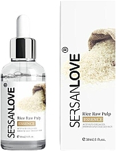 Антивікова сироватка для обличчя з екстрактом м'якоті сирого рису - SersanLove Rice Raw Pulp Essence — фото N2