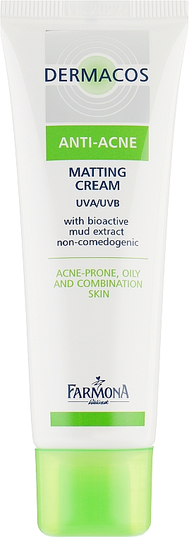 Матуючий денний крем для обличчя - Farmona Dermacos Anti-Acne Matting Cream — фото N2