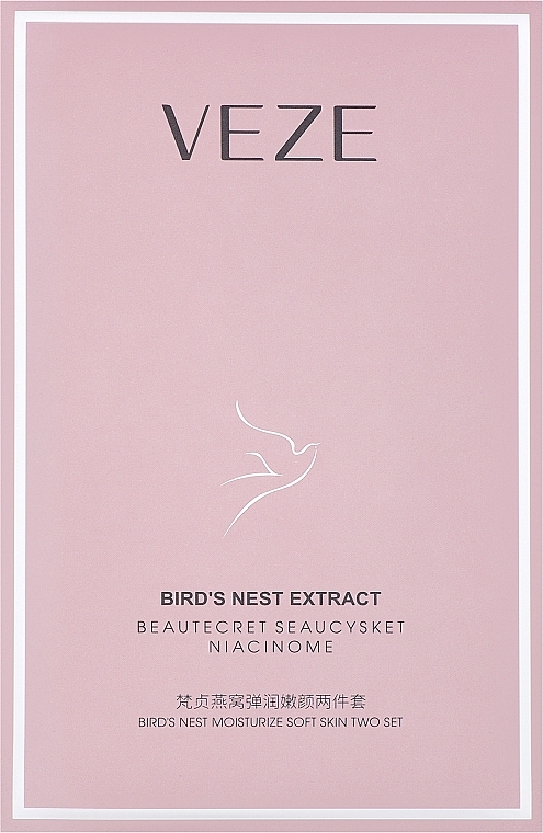 Набір - Veze Bird`s Nest Extract Niacinome Set (toner/120ml+ser/80ml) — фото N2