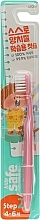 Парфумерія, косметика Зубна щітка дитяча з наносрібним покриттям, від 4 до 6 років, рожева - CJ Lion Kids Safe