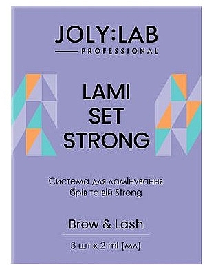 Система для ламинирования бровей и ресниц - Joly:Lab Lami Set Strong — фото N2