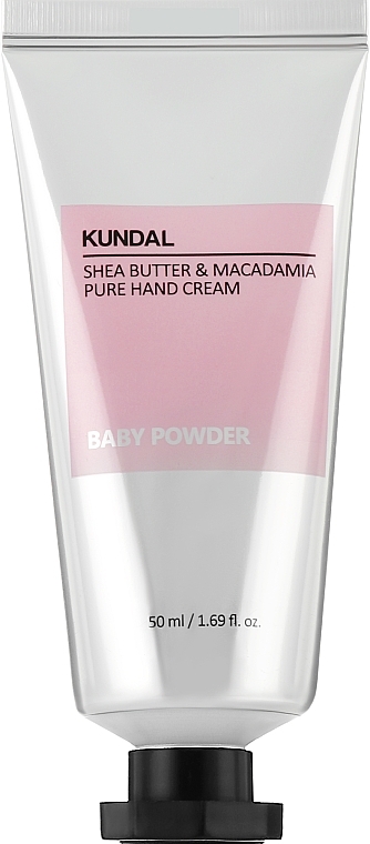 Крем для рук - Kundal Shea Butter & Macadamia Pure Hand Cream Baby Powder  — фото N1