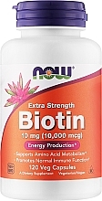 Парфумерія, косметика Біотин, 10 мг - Now Foods Biotin
