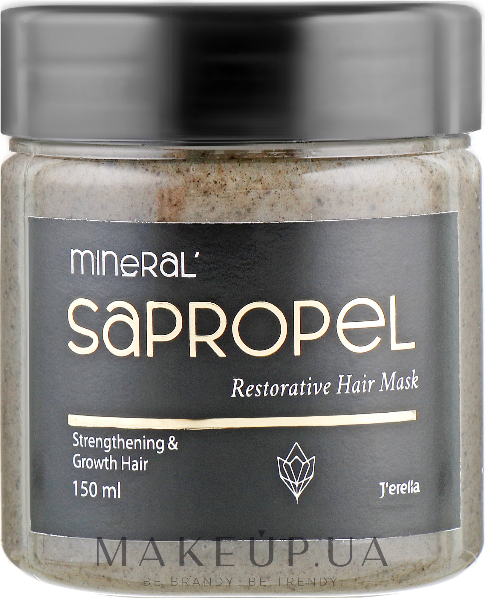 Сапропелевая восстанавливающая маска для укрепления и роста волос - J'erelia Mineral Sapropel Restorative Hair Mask — фото 150ml