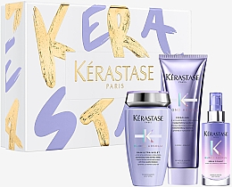 Парфумерія, косметика Набір - Kerastase Blond Absolu Gift Set (shmp/250ml + cond/250ml + serum/90ml)