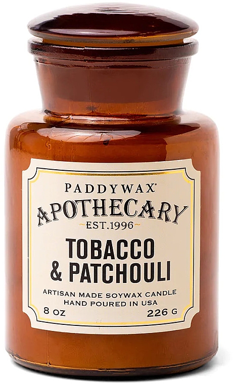 Paddywax Apothecary Tobacco & Patchouli - Ароматическая свеча — фото N1
