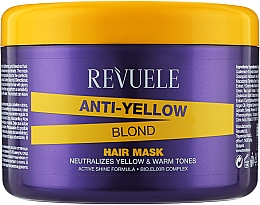Парфумерія, косметика Маска для волосся з антижовтим ефектом                        - Revuele Anti Yellow Blond Hair Mask