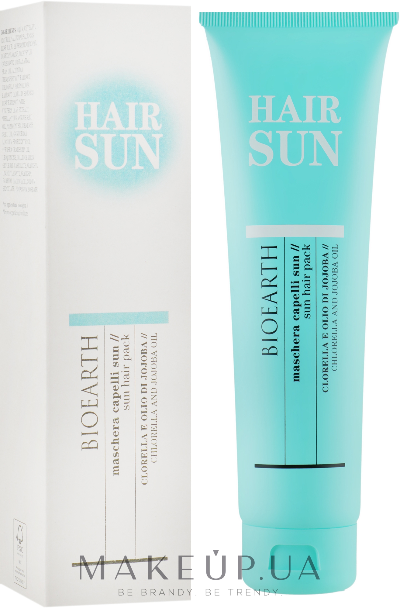 Питательная маска для волос - Bioearth Sun Hair Maschera Capelli — фото 150ml