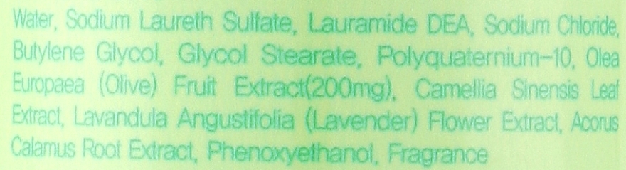 Шампунь-бальзам 2 в 1 з оливковою олією - Lebelage Olive Two Way Shampoo — фото N2