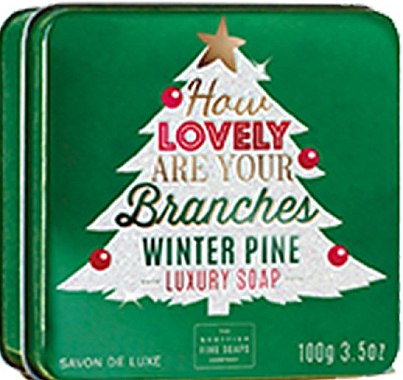 Мыло "Зимняя сосна" - Scottish Fine Soaps Winter Pine Luxury Soap — фото N1
