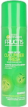 Духи, Парфюмерия, косметика Сухой шампунь "Заряд свежести" - Garnier Fructis Pure Detox Cucumber Fresh Dry Shampoo