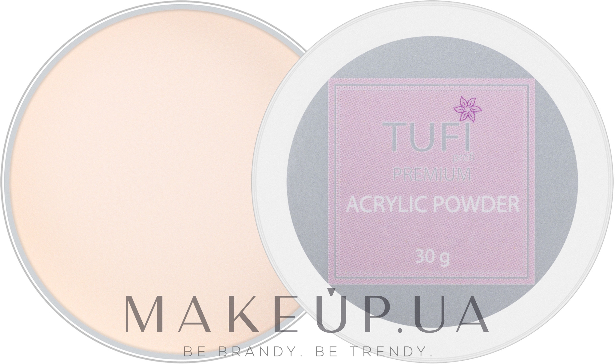 Акрилова пудра камуфлювальна, 30 г - Tufi Profi Premium Acrylic Powder — фото 002 - Nude