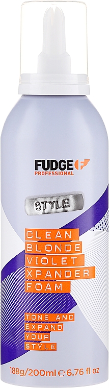 Пінка для волосся - Fudge Clean Blonde Violet Xpander Foam — фото N1