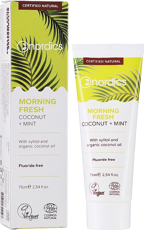 Зубная паста "Утренняя свежесть" - Nordics Morning Fresh Tooshpaste — фото N2
