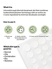 Пластыри для мужчин от пятен и угревой сыпи - Breakout + Aid Men Emergency Patches For Spots & Blemishes with Salicylic Acid — фото N3