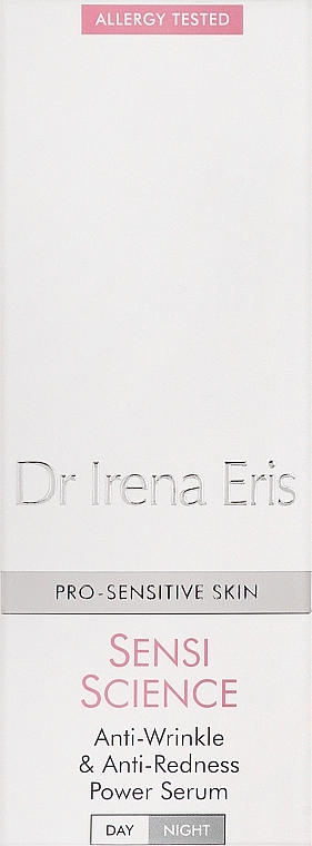 Энергетическая сыворотка против морщин и покраснений - Dr Irena Eris Sensi Science Anti-Wrinkle & Anti-Redness Power Serum — фото N1