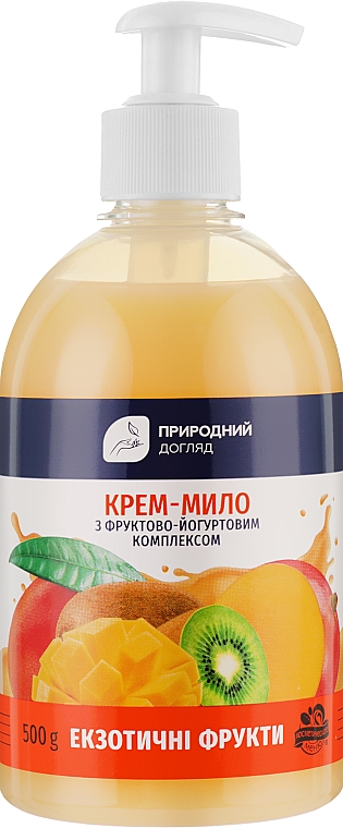 Крем-мило йогуртове «Екзотичні фрукти» - Velta Cosmetic Косметичне Меню — фото N1