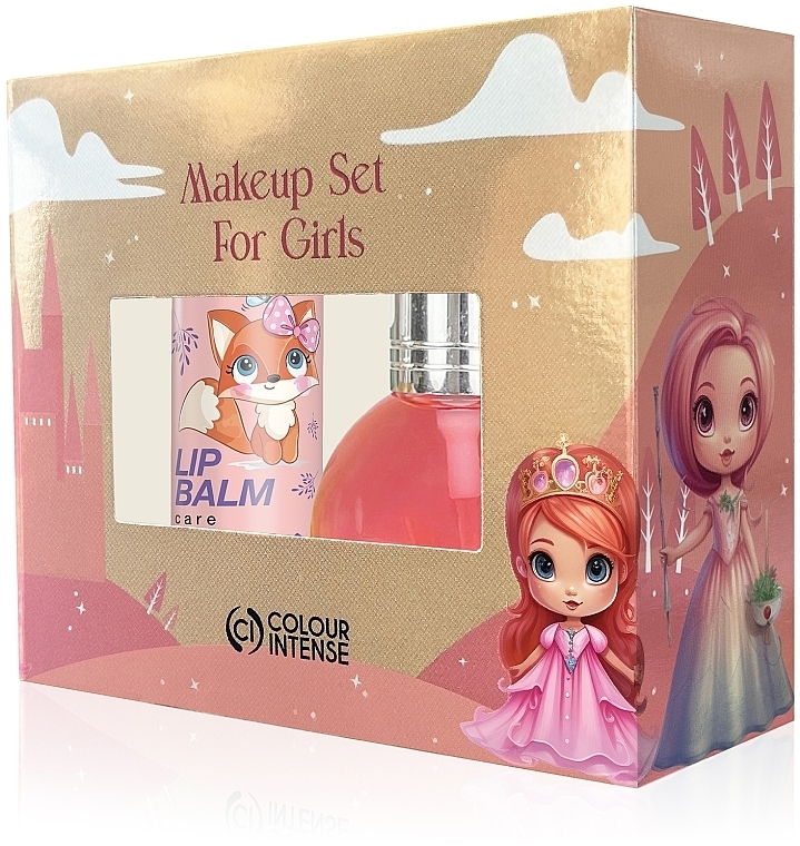 Colour Intense Makeup Kids For Girls - Набір (edt/15ml + lip/balm/5g)