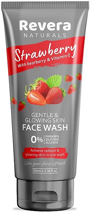 Гель для умывания "Клубника" - Revera Strawberry Face Wash — фото N1