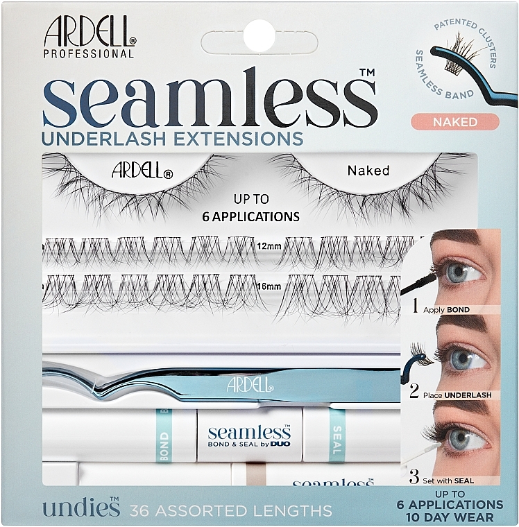 Набір для нарощування вій - Ardell Seamless Underlash Extensions Naked Kit — фото N1