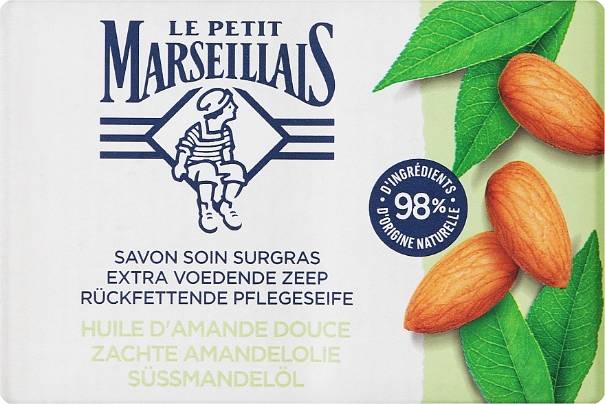 Набір мила з олією солодкого мигдалю - Le Petit Marseillais (2x100g)