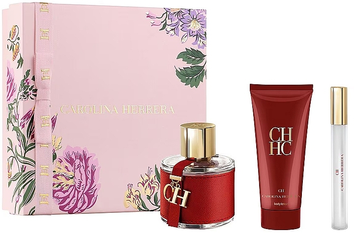 Carolina Herrera CH - Набір (edt/100ml + edt/10ml + b/lot/100ml) — фото N1