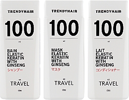 Парфумерія, косметика Набір - Trendy Hair Travel Class Kit (shmp/100ml + h/cond/100ml + h/mask/100ml)